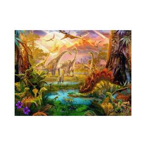 Puzzle Dinosaurier Papier - 24 x 4 x 34 cm