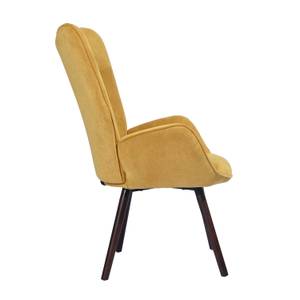 Fauteuil KAS KD VEL YW Jaune - Textile - 68 x 106 x 73 cm