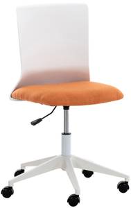 Chaise de bureau Apolda Orange - Textile