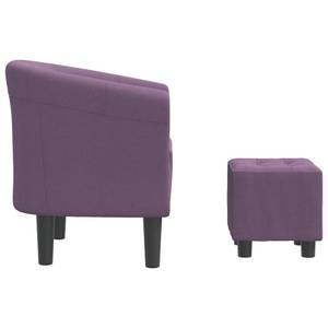 Clubsessel mit Fußhocker 3030663-2 Violett