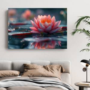 Bild Lotus Blumen II 100 x 70 cm