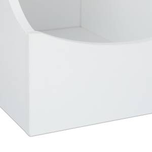 Kinderregal 8 Fächer Weiß - Holzwerkstoff - Kunststoff - 80 x 75 x 40 cm