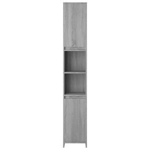 Badezimmerschrank 3003591-2 Eiche Grau Dekor