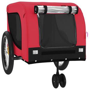 Remorque vélo pour chien 3028683-2 Noir - Rouge - 68 x 74 x 134 cm