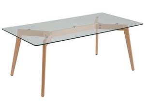 Table basse HUDSON Marron - Verre - 120 x 46 x 60 cm