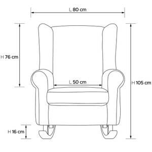 Schaukelsessel TULES Beige