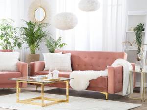 3-Sitzer Sofa ABERDEEN Gold - Pink