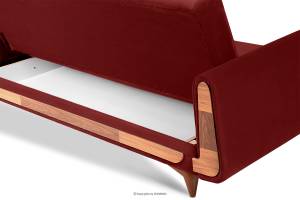 GUSTAVO Sofa 3-Sitzer Bordeaux