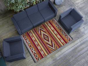 Outdoorteppich SASSY Kunststoff - Textil - 200 x 290 cm