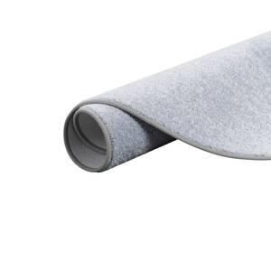 Luxus Soft Velours Teppich Shine Rund Silber - Silber / Grau - Silbergrau - 133 x 133 cm