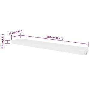 Wandregal (4er Set) 296600-2 Breite: 100 cm - Anzahl Teile im Set: 4