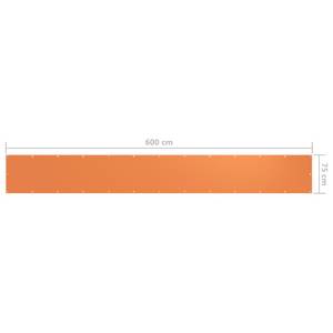 Balkon Sichtschutz 3016497-8 Orange - Tiefe: 75 cm