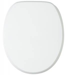 WC-Sitz Weiß Weiß - Holzwerkstoff - 38 x 6 x 47 cm