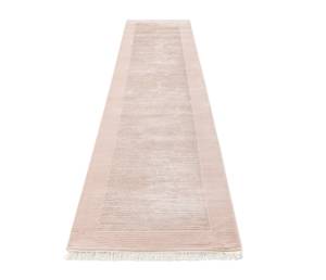 Tapis de passage Darya DXCVII Rose foncé - Textile - 79 x 1 x 394 cm