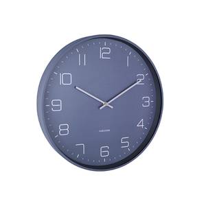 Horloge murale Lofty Fer - Bleu