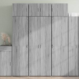 Highboard DE4062 Grau - Holzwerkstoff - 43 x 185 x 70 cm