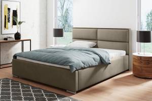 Doppelbett Polsterbett Cali Beige - Breite: 217 cm