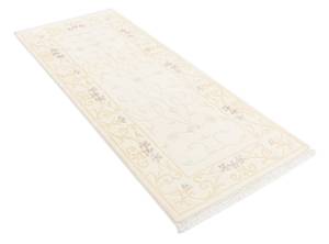 Tapis de passage Darya DCCCLXV Beige - Textile - 79 x 1 x 198 cm