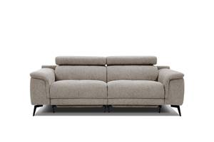 Relaxsofa Fiero 3-Sitzer Taupe