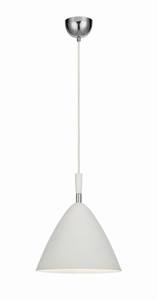 Osteria Pendentif Acier inoxydable - 1 ampoule - Blanc