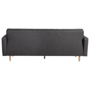 Jesper Sofa 3-Sitzer mit Bettfunktion Grau - Textil - Holz teilmassiv - 224 x 84 x 82 cm