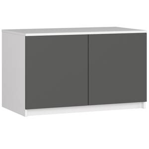 Aufsatzschrank S90 2T CLP Grau - Weiß