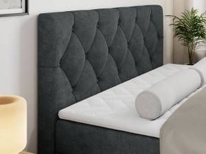 Boxspringbett ALDA Breite: 200 cm - H3 - Textil