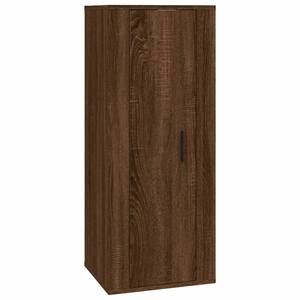 TV-Schrank 3er Set D137 Eiche Schwarzbraun Dekor