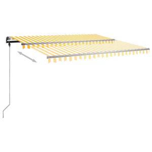 Auvent rétractable 3006677-2 Blanc - Jaune - 300 x 400 cm