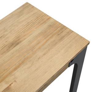 Table Mange debout Bristol 39x110x108 cm Noir - Bois massif - Bois/Imitation - 110 x 108 x 39 cm