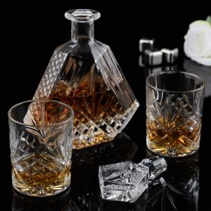 Whisky Set 5-teilig Glas - 18 x 27 x 8 cm