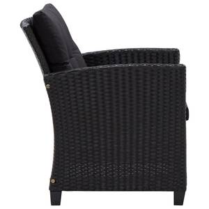 Sofa de jardin (lot de 6) 3002425 Noir