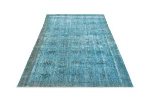 Tapis Ultra Vintage XXVIII Bleu - Textile - 140 x 1 x 241 cm