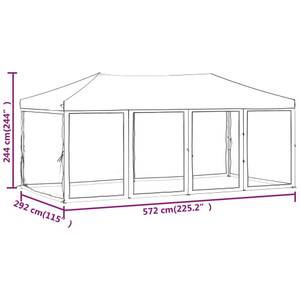 Tente de réception 3013595 Anthracite - 292 x 244 x 572 cm