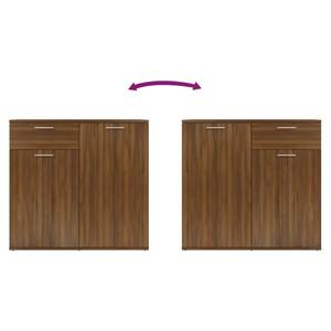 Sideboard 3008750_3 Braun - Holzwerkstoff - 36 x 75 x 80 cm