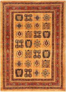 Tapis Kashkuli CLX Orange - Textile - 108 x 1 x 150 cm