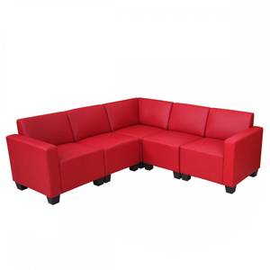 Couch-Garnitur Lyon 5 Rot