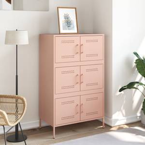 Highboard DE6194 Pink - Metall - 39 x 113 x 68 cm