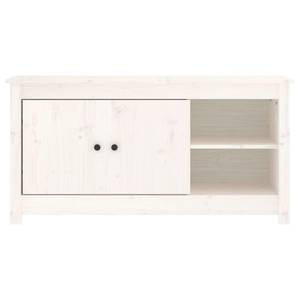 TV-Schrank D984 Weiß - Massivholz - 37 x 52 x 103 cm