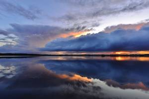 Tableau bleue reflets d'eau 120 x 80 cm - Verre