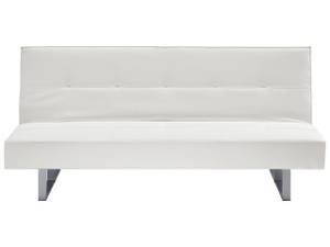 3-Sitzer Sofa DERBY Silber - Weiß