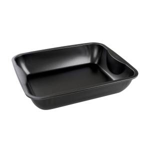 Lot de 2 plats fours Noir - Métal - 69 x 79 x 16 cm