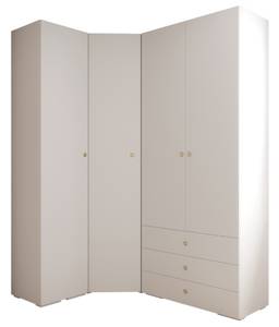 Garderobe Inova 2 Z6 Gold - Weiß