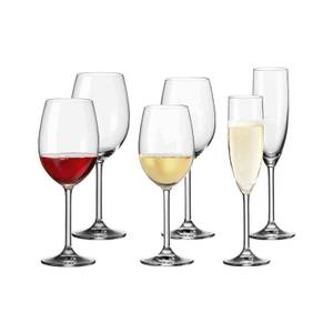 Wein- und Sektgläser Daily 6er Set Glas - 1 x 1 x 1 cm