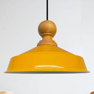 Pendelleuchte Asletl-DH Vintage Lampe Melonengelb