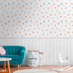 Wallpanel Kinderzimmertapete Grau - Kunststoff - Textil - 159 x 280 x 1 cm