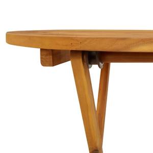 Table de jardin Marron - Bois massif - Bois/Imitation - 70 x 75 x 70 cm