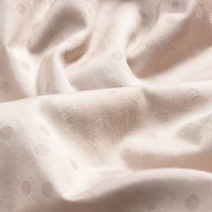 housse de duvet BIO-JACQUARD Beige - Largeur : 160 cm