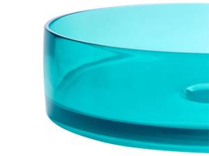 Lavabo TOLOSA Bleu - Turquoise - Matière plastique - 36 x 10 x 36 cm