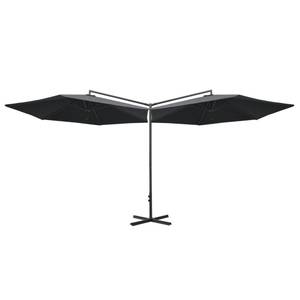 Parasol d'extérieur 3008735 Gris - Métal - Textile - 290 x 260 x 600 cm